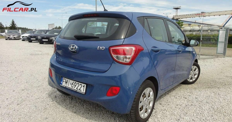 Hyundai i10 cena 32990 przebieg: 144000, rok produkcji 2014 z Wielichowo małe 154